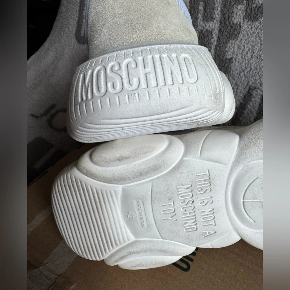 Moschino teddy sneakers white size 42 - Picture 11 of 13